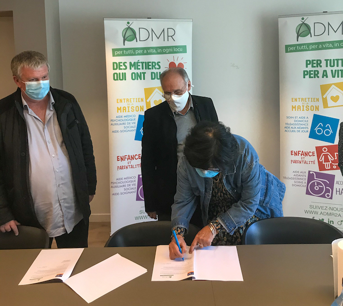 La ligue contre le cancer 2A et l'ADMR 2A unis au service des malades