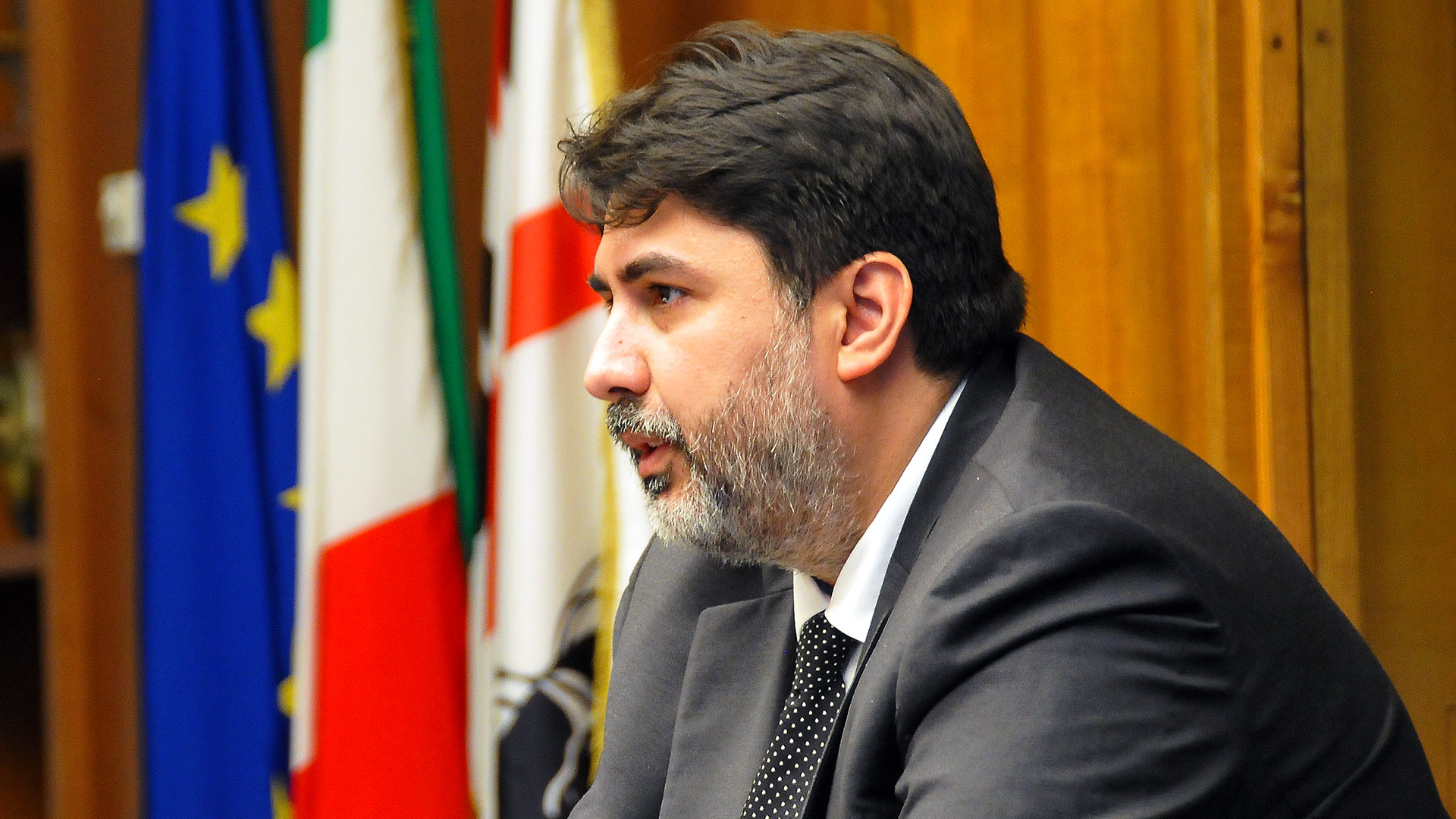 Christian Solinas, président de la Sardaigne