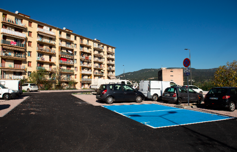 Ajaccio : Les parking Biancarello est ouvert et offre 80 places de stationnement
