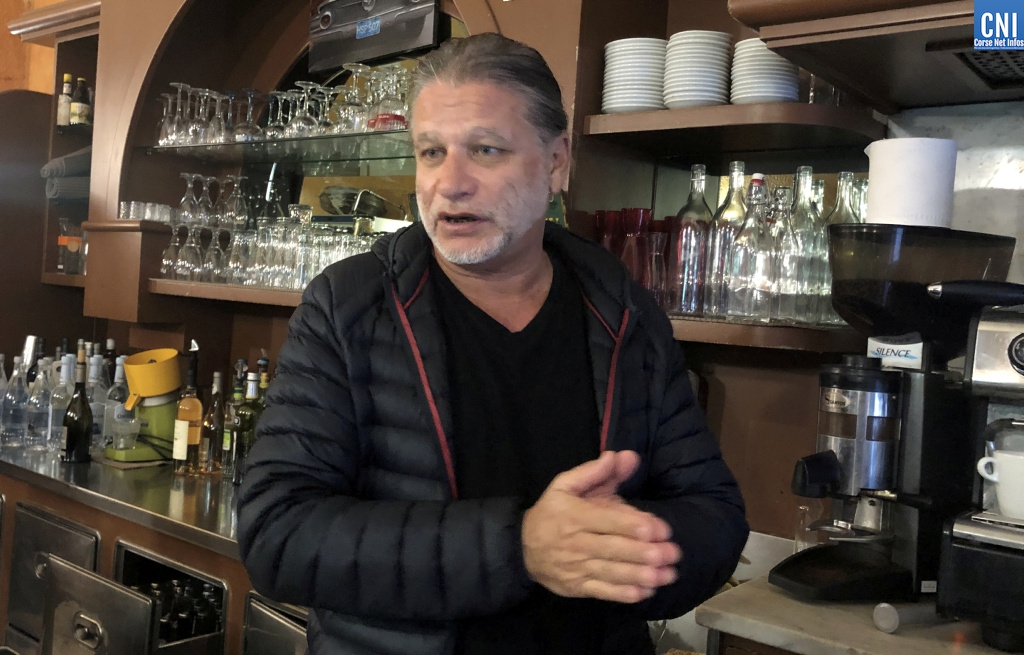 Antoine Orizoli, propriétaire du Café Latin à Ajaccio