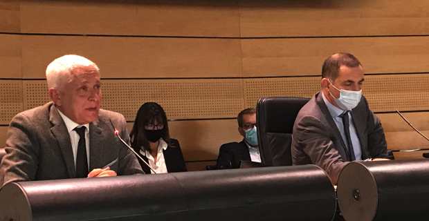 Alex Vinciguerra et Gilles Simeoni.