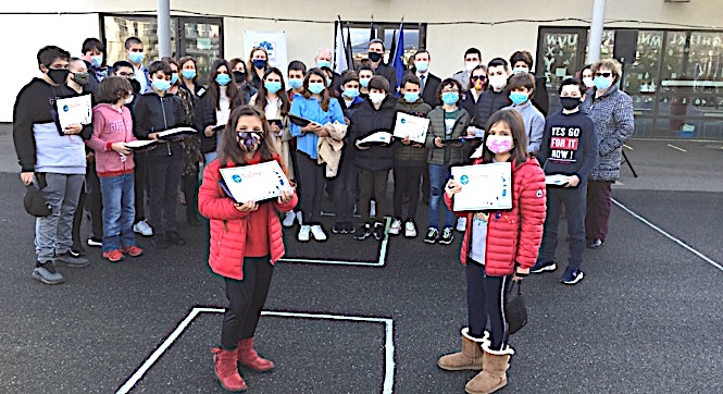  "Petits artistes de la mémoire" : prix académique et second prix national pour le  CM2  de l’école « U Principellu » de Furiani