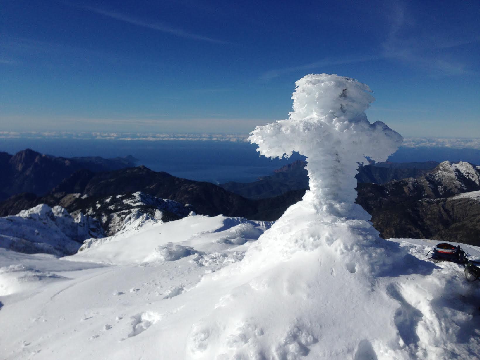 La photo du jour : le golfe de Portu et le Seninu vus depuis Cappu a Cuccula