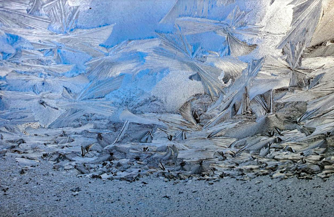 La photo du jour : le givre d'un matin de décembre à Saint André de Tallano