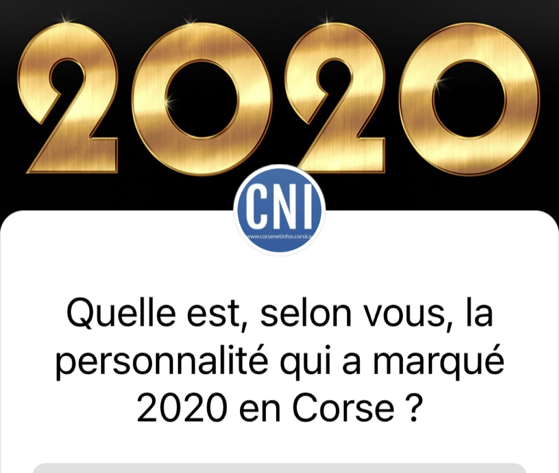 Personnalité corse de l'année 2020 : choisissez votre candidat