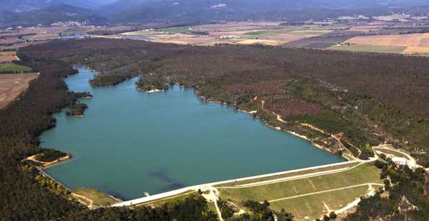 Le barrage d'Alzitone. Photo OEHC.