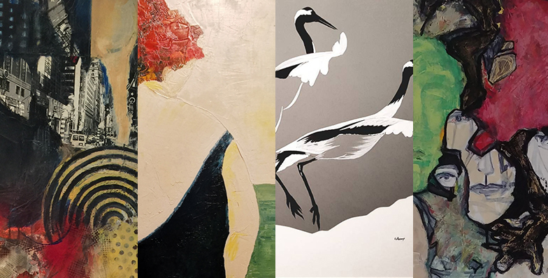 Andria - Cathy Barthelemy - Celia Graziani - Chantal Pantanacce exposent plusieurs de leurs réalisations