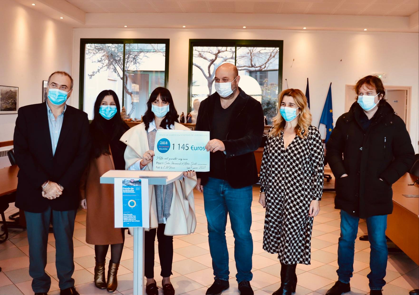 Le beau geste de l'association "Fonds de solidarité de L'Ile-Rousse - Balagne" 