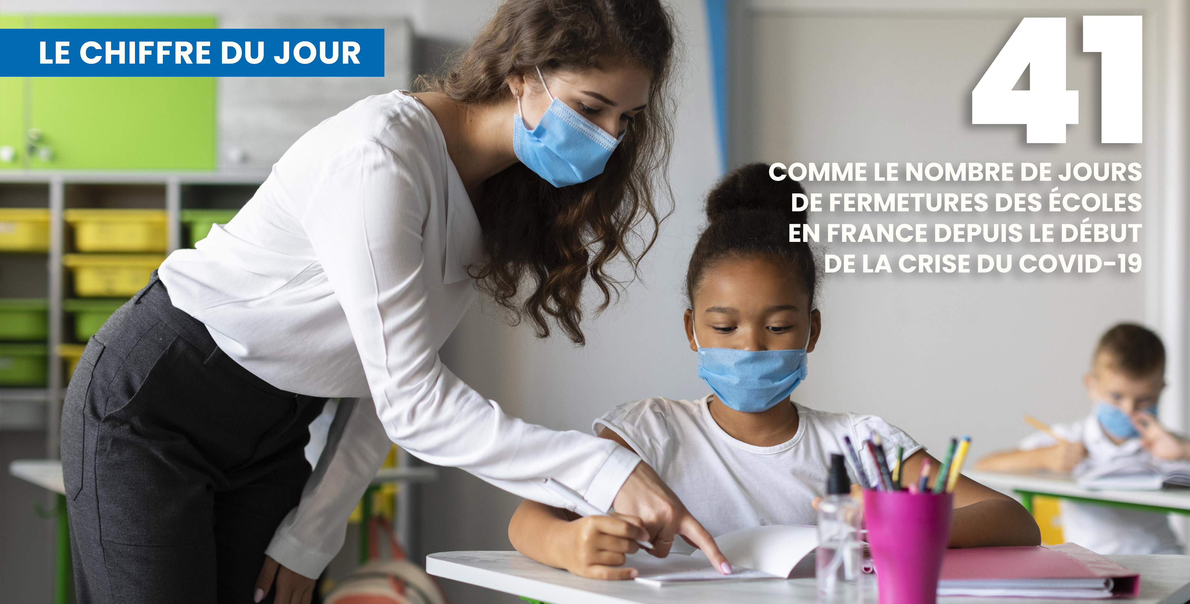41 jours de fermeture pour les écoles françaises © Freepick