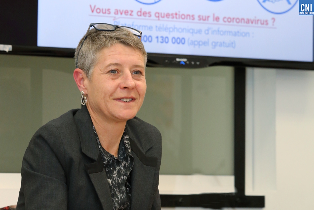 La directrice de l'ARS Marie-Hélène Lecenne. Photo : Michel Luccioni