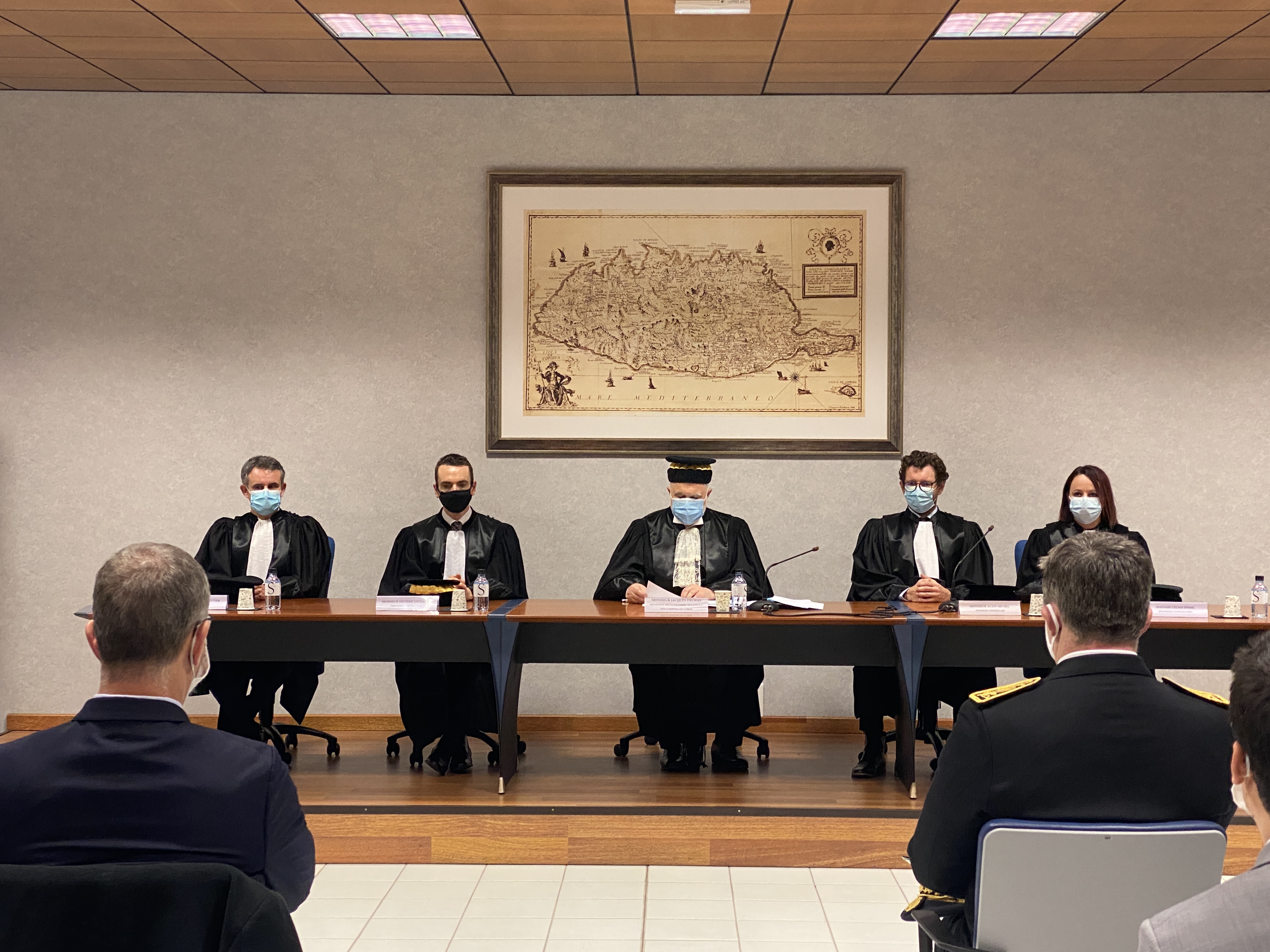 La cour régionale des comptes disait aurevoir à son président Jacques Delmas.