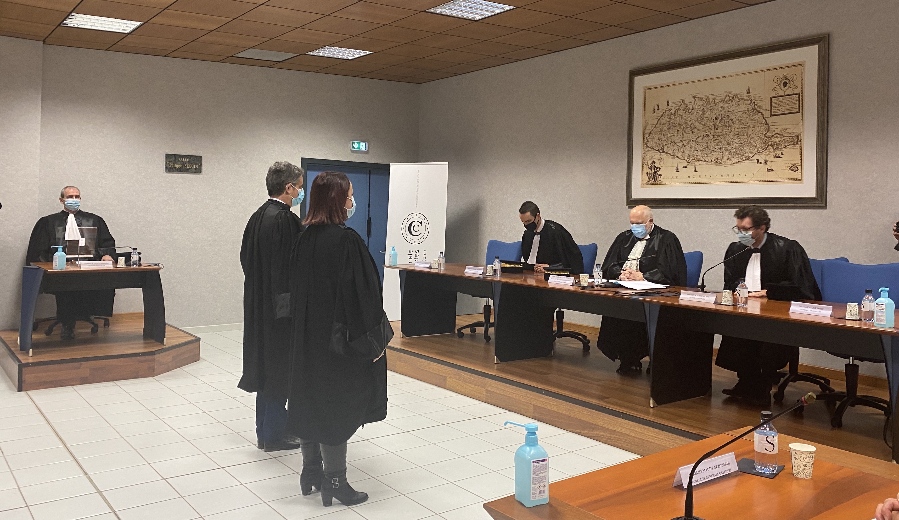 Céline Episse et Gérald Arbeltier prêtent serment à la CRC de Corse.