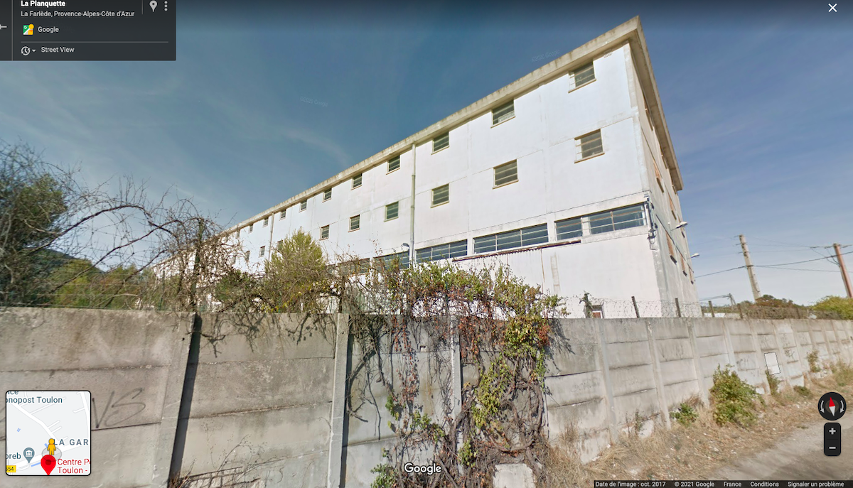 Le centre pénitentiaire de Toulon -La Farlède. Photo : google map