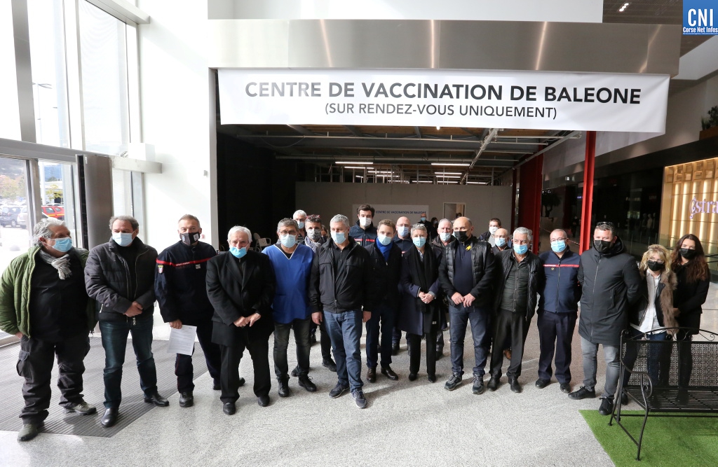 Le nouveau centre de vaccination de Baleone. Photo : Michel Luccioni