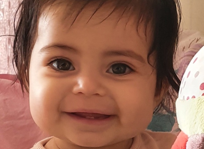 La petite Anaé, onze mois, est actuellement à la Timone en attente d'une transplantation cardiaque.