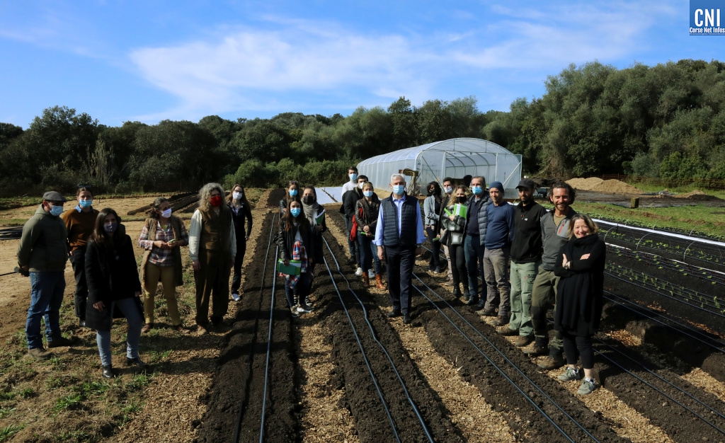 La première pépinière d'entreprise agricole de Corse, lancée par la CAPA. Photo : Michel Luccioni