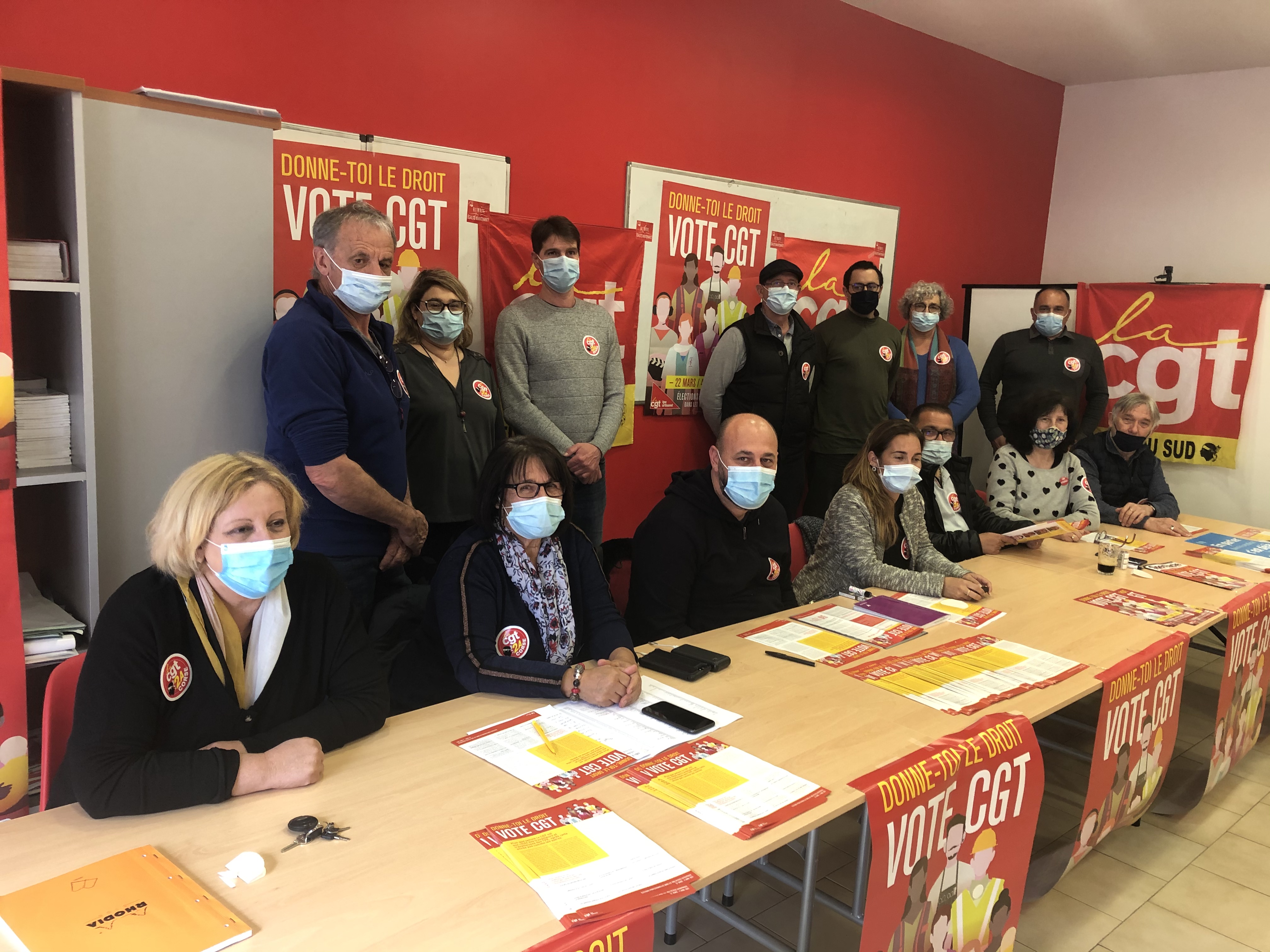 La conference de presse de la CGT ce vendredi 12 mars 5photo Michel Luccioni)