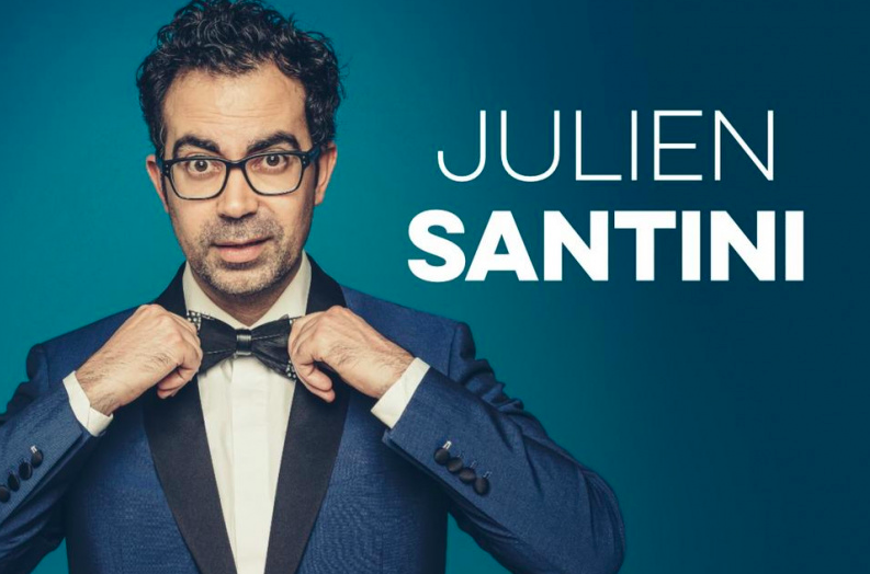 Le Bastiais Julien Santini au festival Mont-Blanc d'Humour de Saint-Gervais