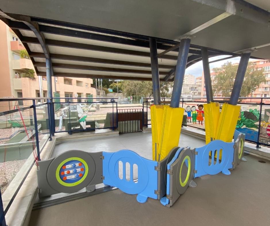 L'extérieur de la crèche A Rundinella à Ajaccio, impraticable pour les enfants, selon le collectif des parents. Photo : collectif des parents de la crèche A Rundinella à Ajaccio