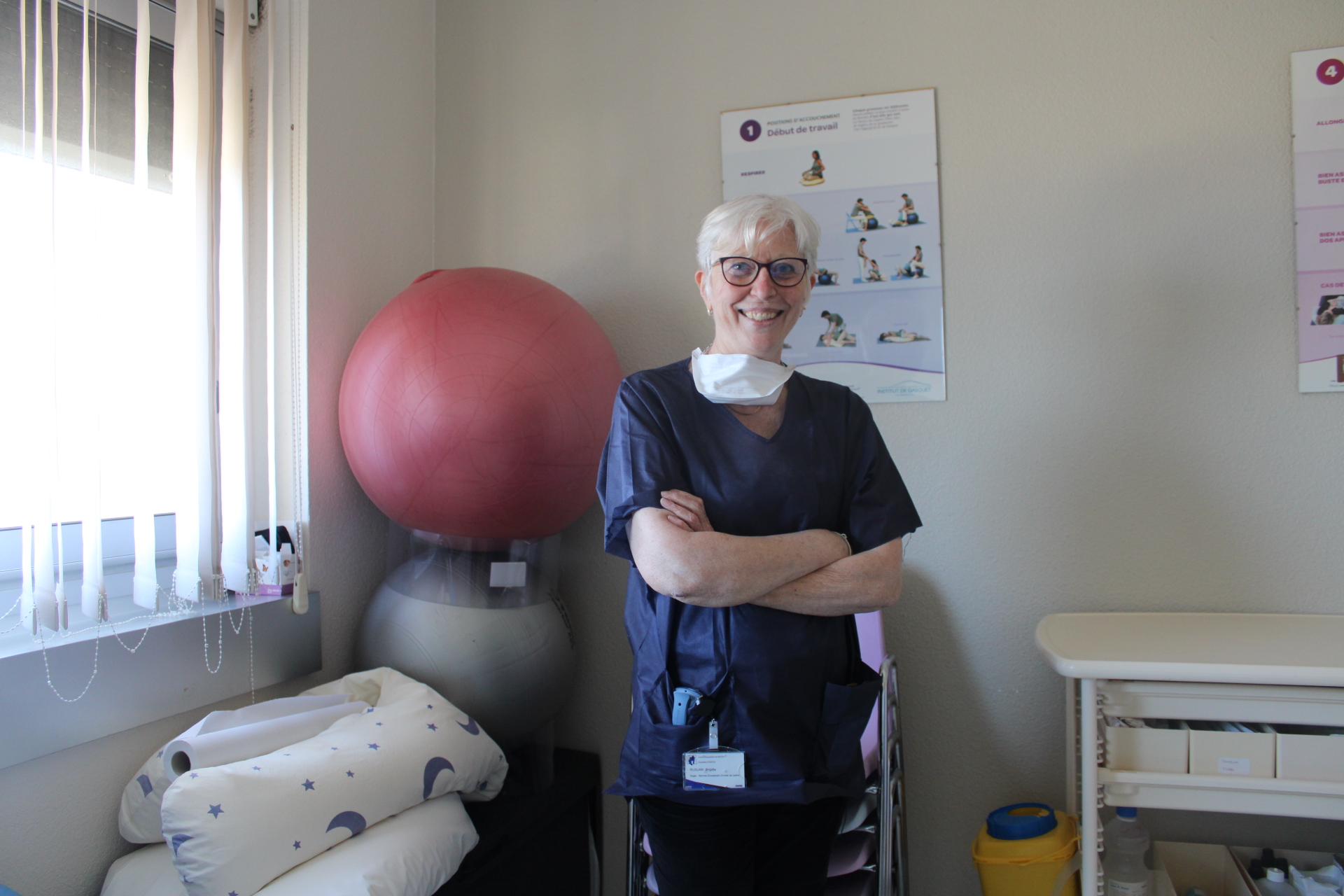 Brigitte Rusjan, sage femme de coordination de l'hôpital de Bastia