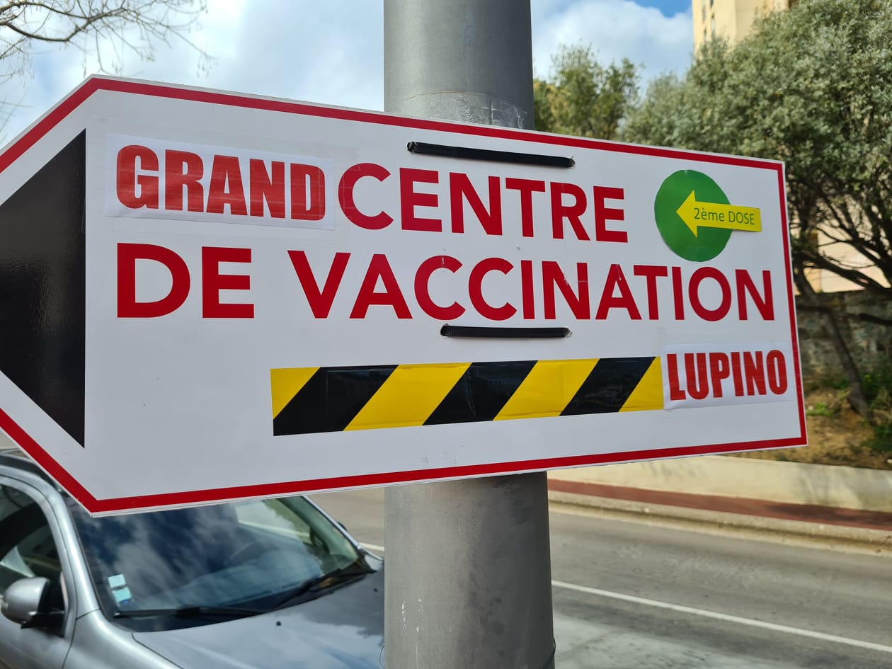 Le centre vaccination de Lupinu a été requalifié en Grand Centre. Crédits Photos : Pierre-Manuel Pescetti