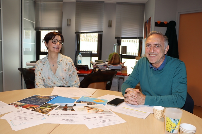 Anne-Marie Piazzoli, directrice et Jean-Baptiste Ceccaldi, président de l'OTI Calvi-Balagne