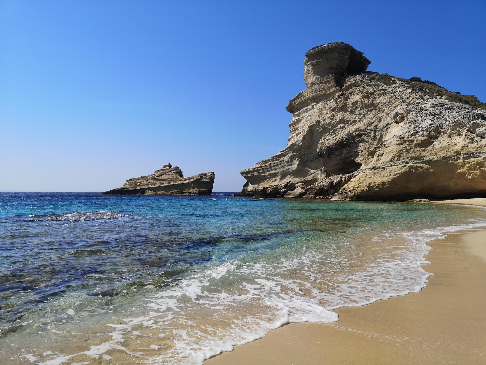 La photo du jour : la plage Saint Antoine, au pied de Pertusatu