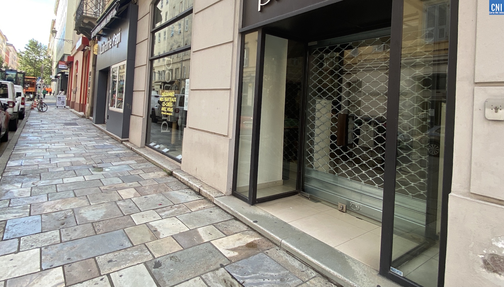 Photo illustration un commerce du boulevard Paoli à Bastia