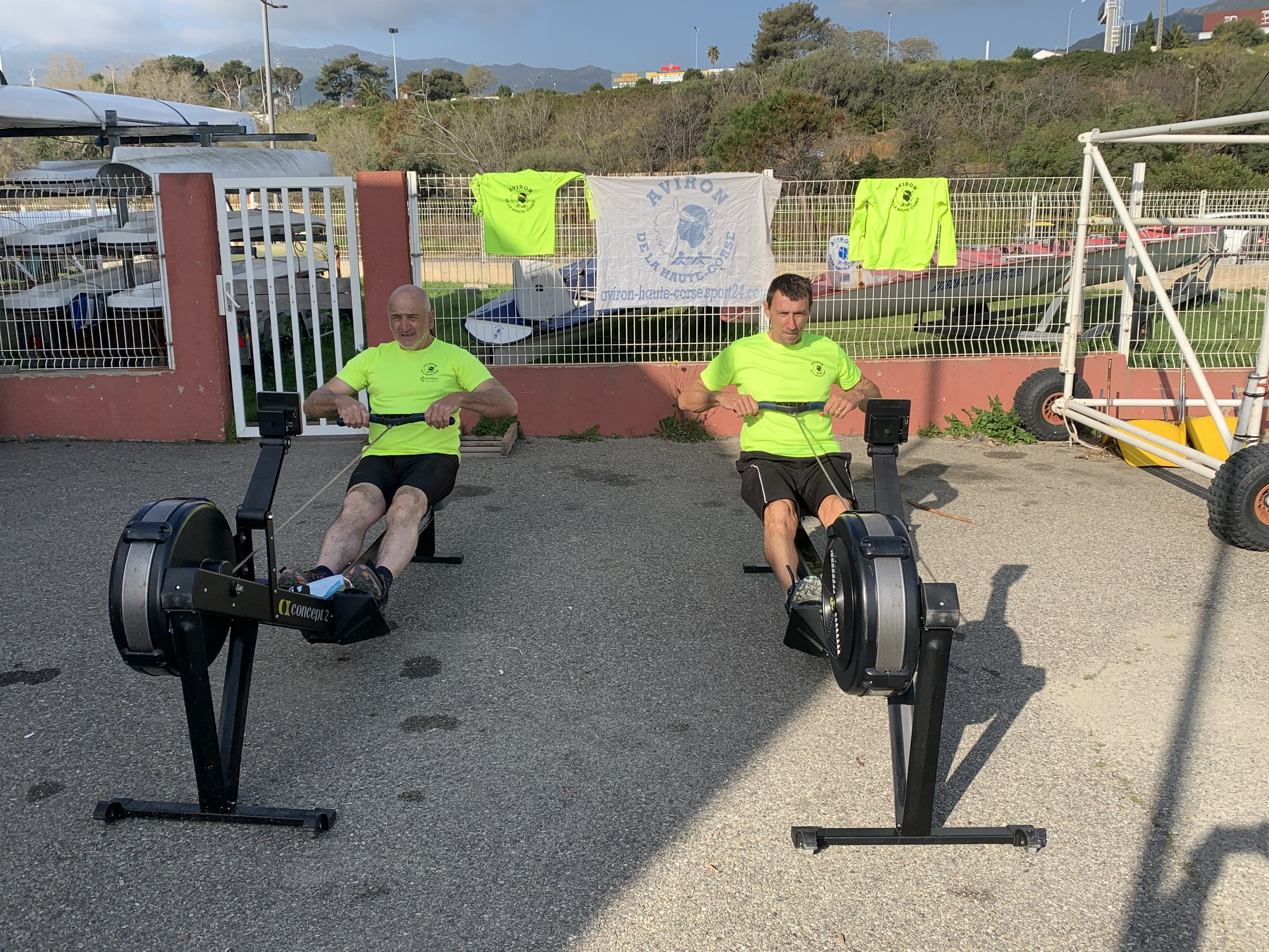 Frédéric Kowal à droite et son président Paul Mattia.