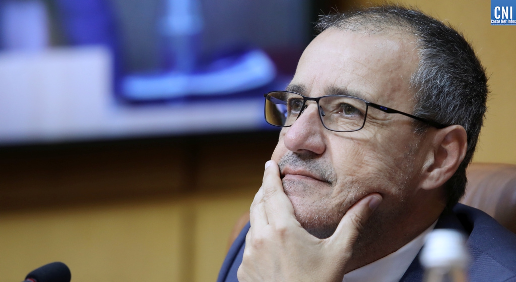 Le président de l'Assemblée de Corse Jean-Guy Talamoni organise un cycle de conférences pour le bicentenaire de la mort de Napoléon. Photo : Michel Luccioni
