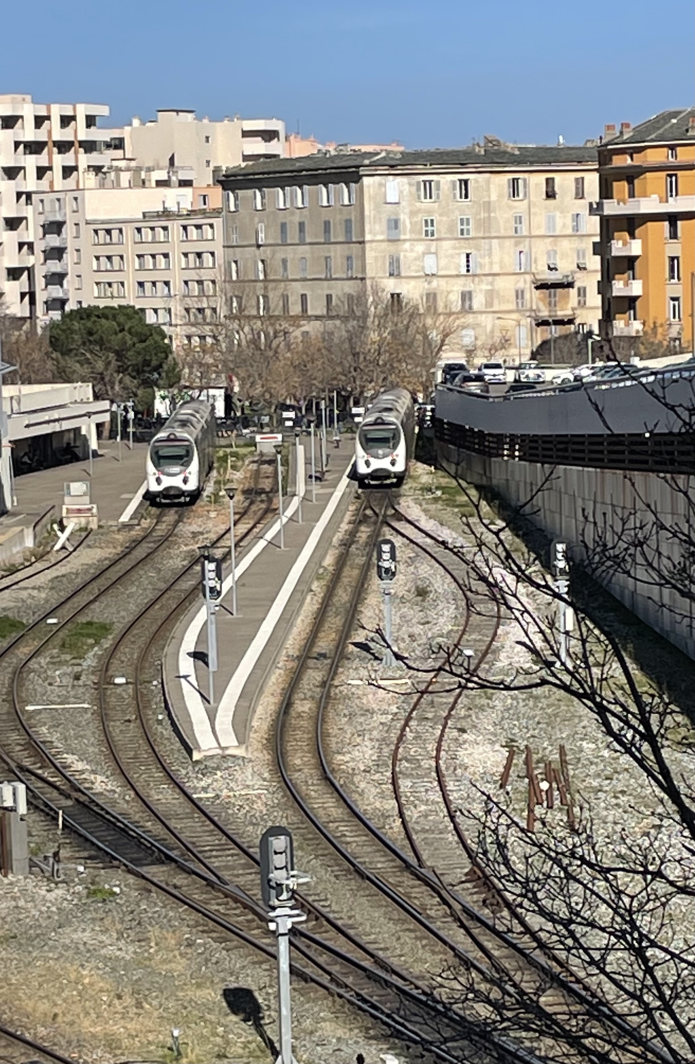 La gare de Bastia.