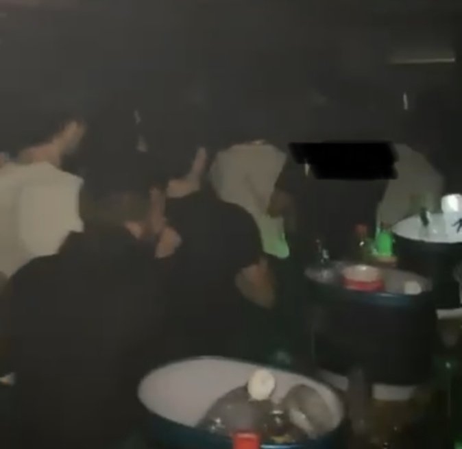 Une capture d'écran de la video qui circule sue les réseaux sociaux