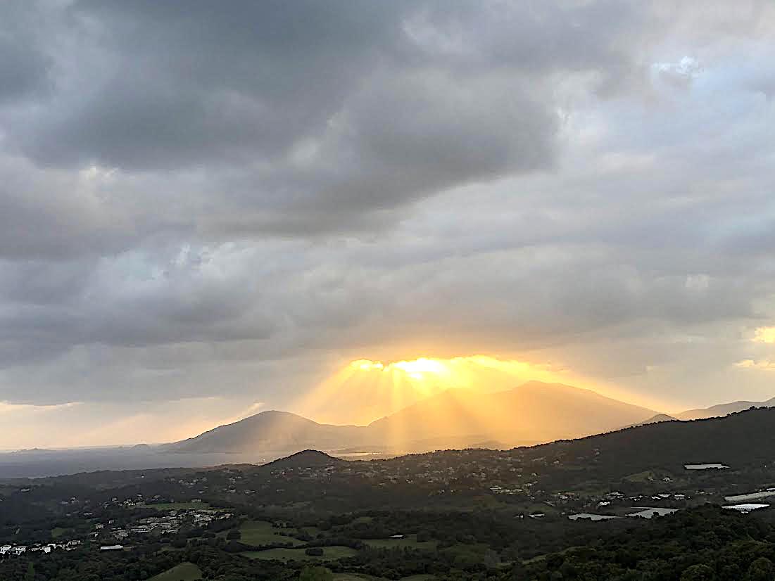 La photo du jour : derniers rayons de soleil sur Ajaccio
