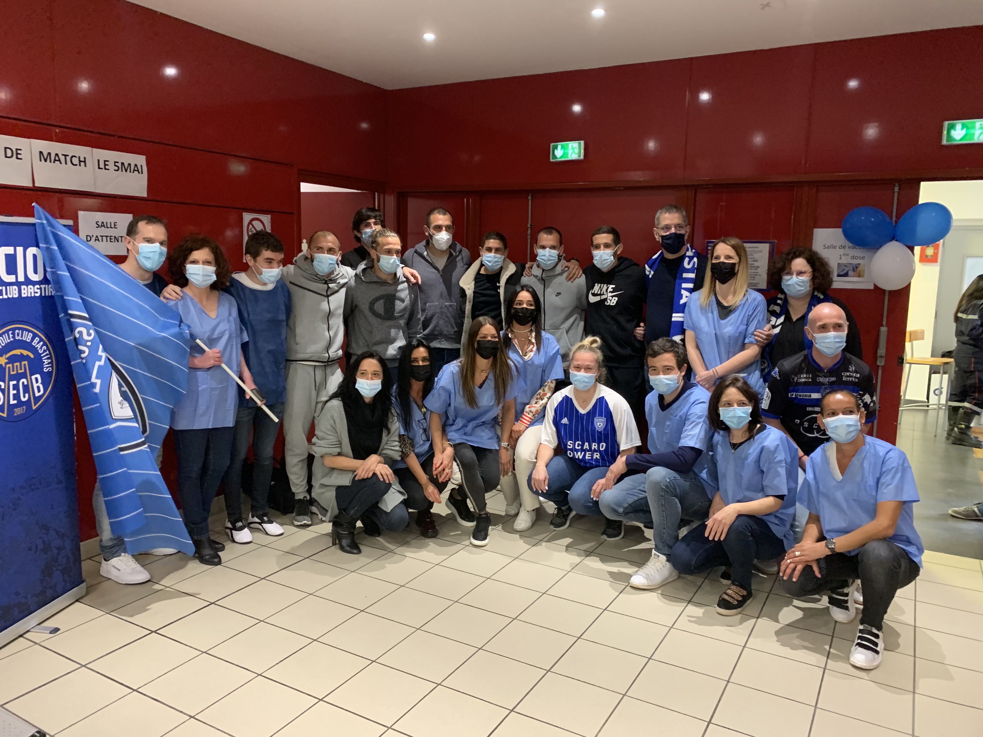 VIDEO - Covid-19 : les joueurs du SC Bastia solidaires des soignants