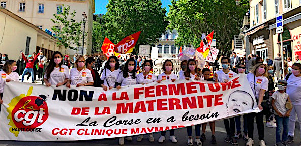 La manifestation de ce 12 mai à Bastia