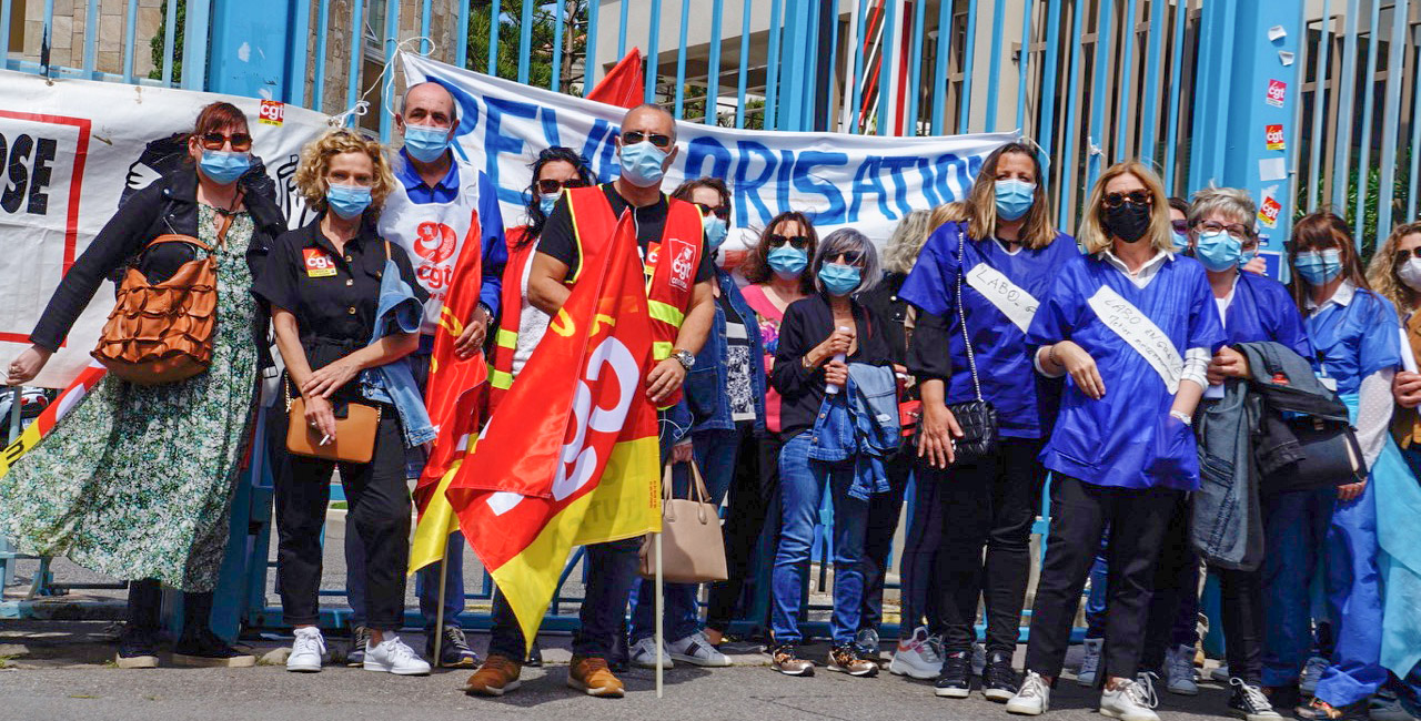 "Oubliés et mésestimés par l'Etat", les techniciens de laboratoire étaient en grève à Bastia