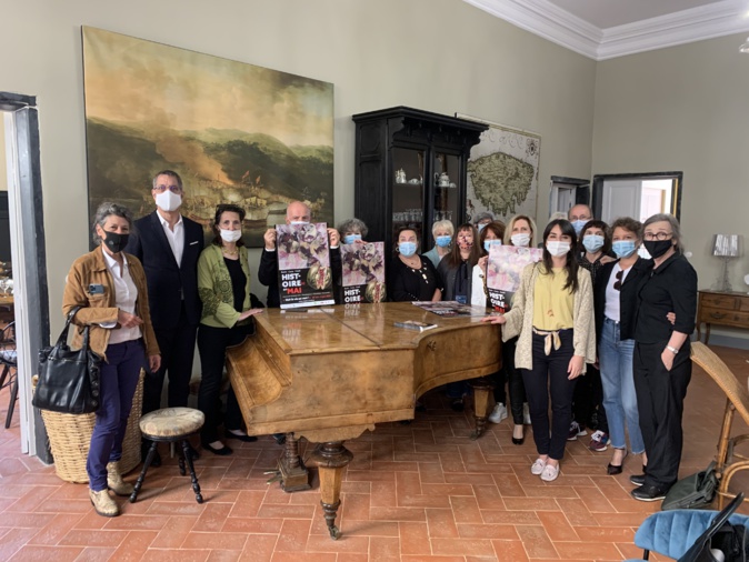 En présence de ses nombreux partenaires, l'association Histoires en Mai a présenté la 16ème édition de son festival à la Casa Reale