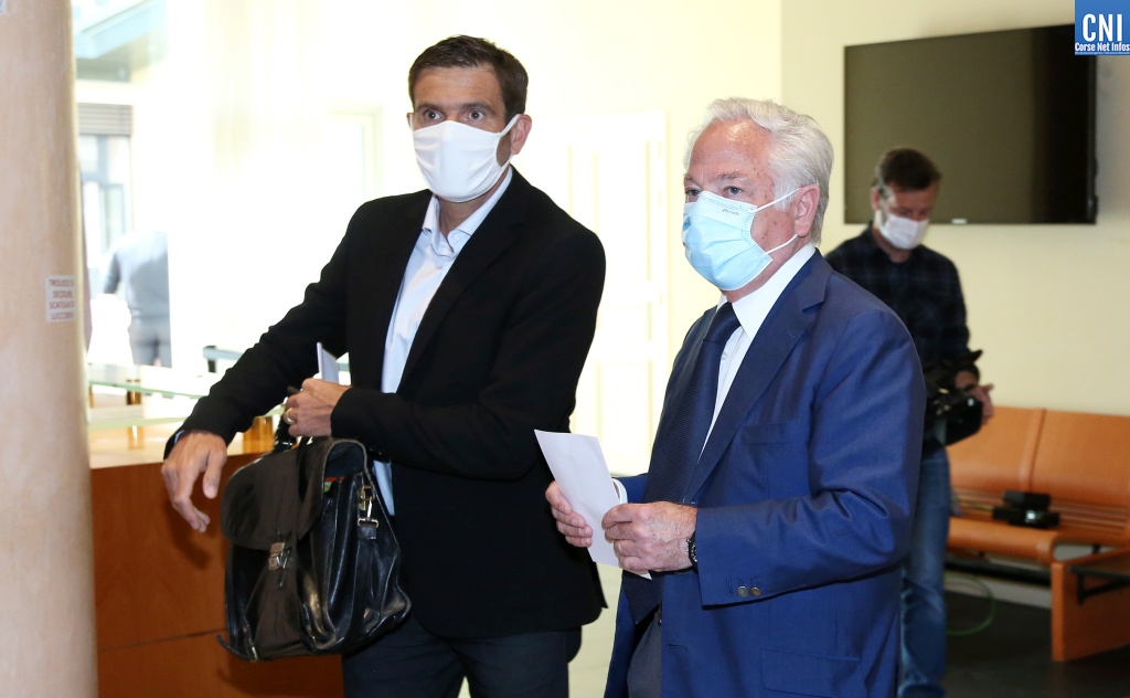 Jean-Martin Mondoloni et Camille de Rocca Serra. Photo Michel Lucioni.