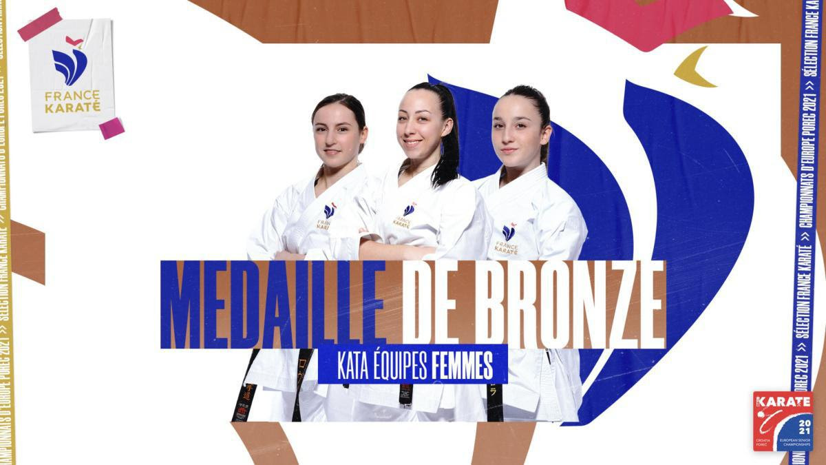 Championnats d'Europe de Katas : Laetitia Feracci et Laura Pieri en bronze avec l'équipe de France