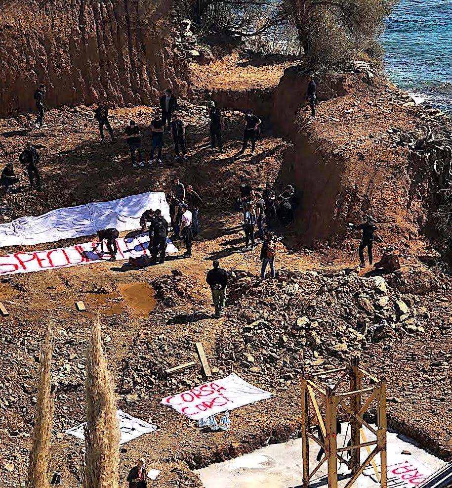 Le 24 avril dernier le chantier avait été occupé