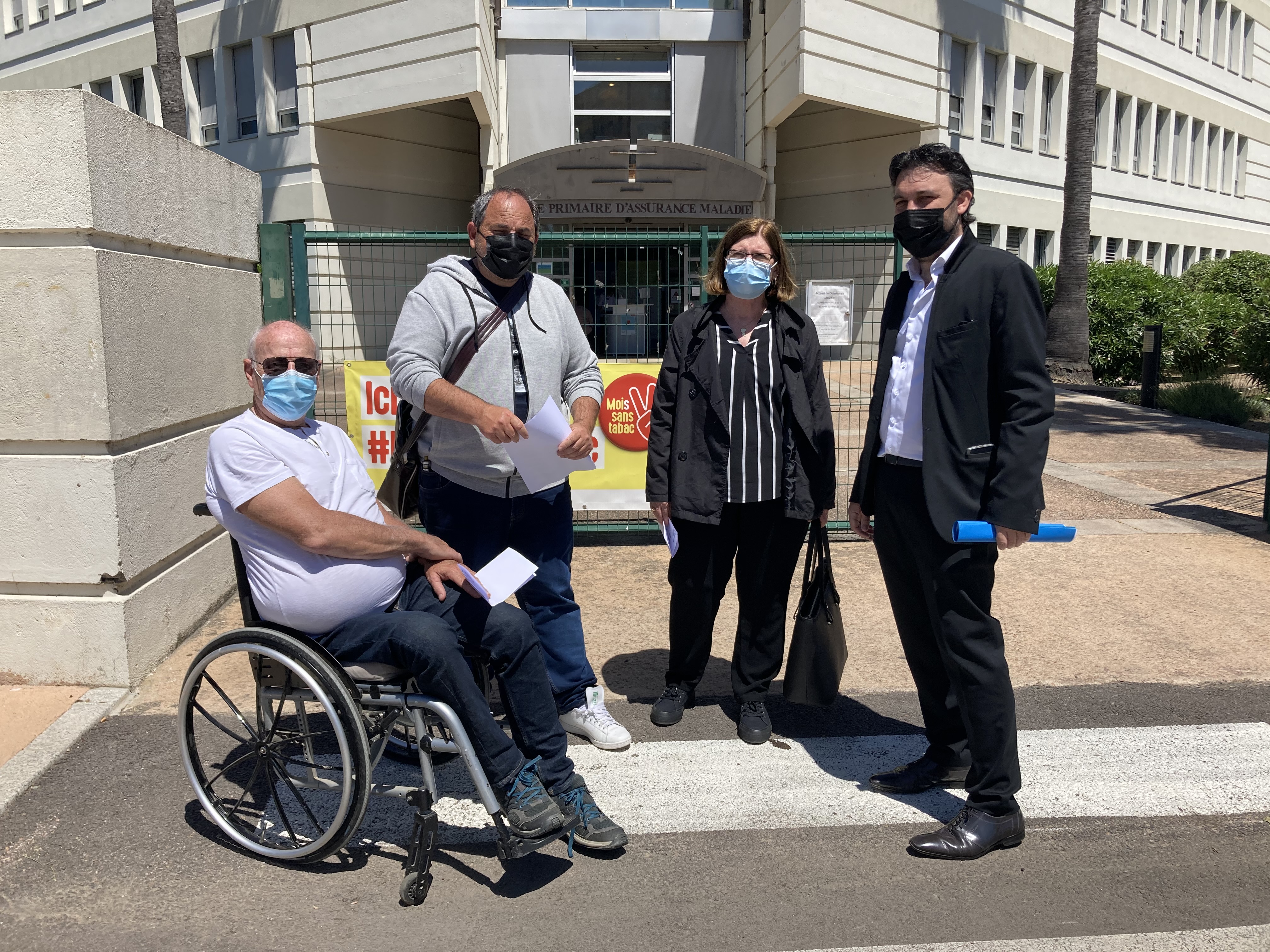 Les membres du bureau de la CPAM de Corse-du-Sud demandent une pérennisation de la prise en charge du second accompagnant pour les enfants malades devant se rendre sur le continent. Photo : Julia Sereni