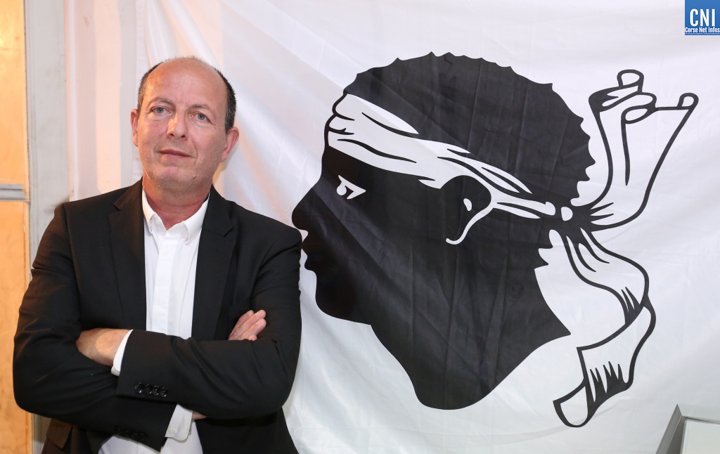 Paul-Félix Benedetti, leader de Core in Fronte et tête de liste "Dà per noi" aux élections territoriales des 20 et 27 juin prochain.