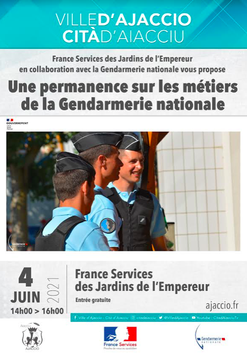Ajaccio : Une permanence sur les métiers de la gendarmerie le 4 juin 