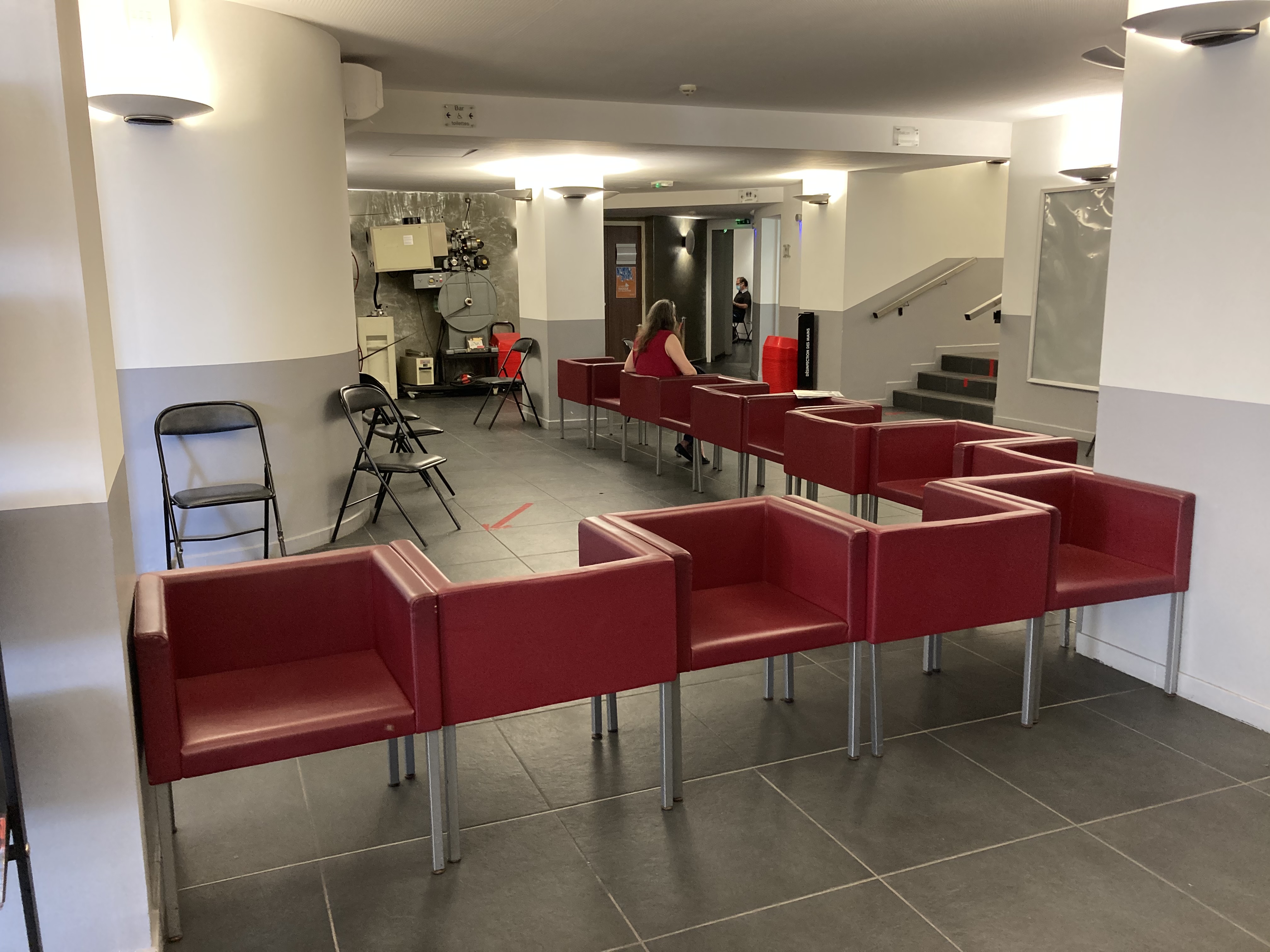 Le centre de vaccination de l'espace Diamant à Ajaccio n'attire plus les foules. Photo : Julia Sereni