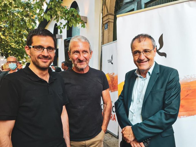 Avec Petr'Anto Tomasi et Loulou Colombani.