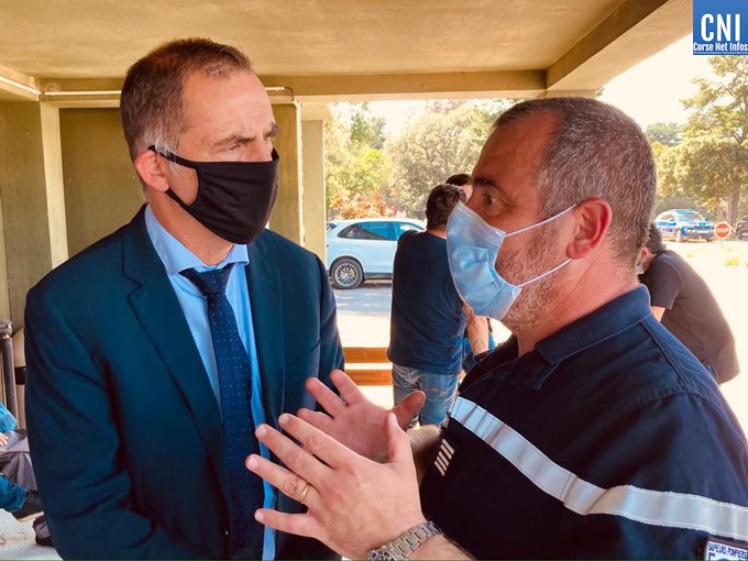 Gilles Simeoni samedi dernier à Solenzara