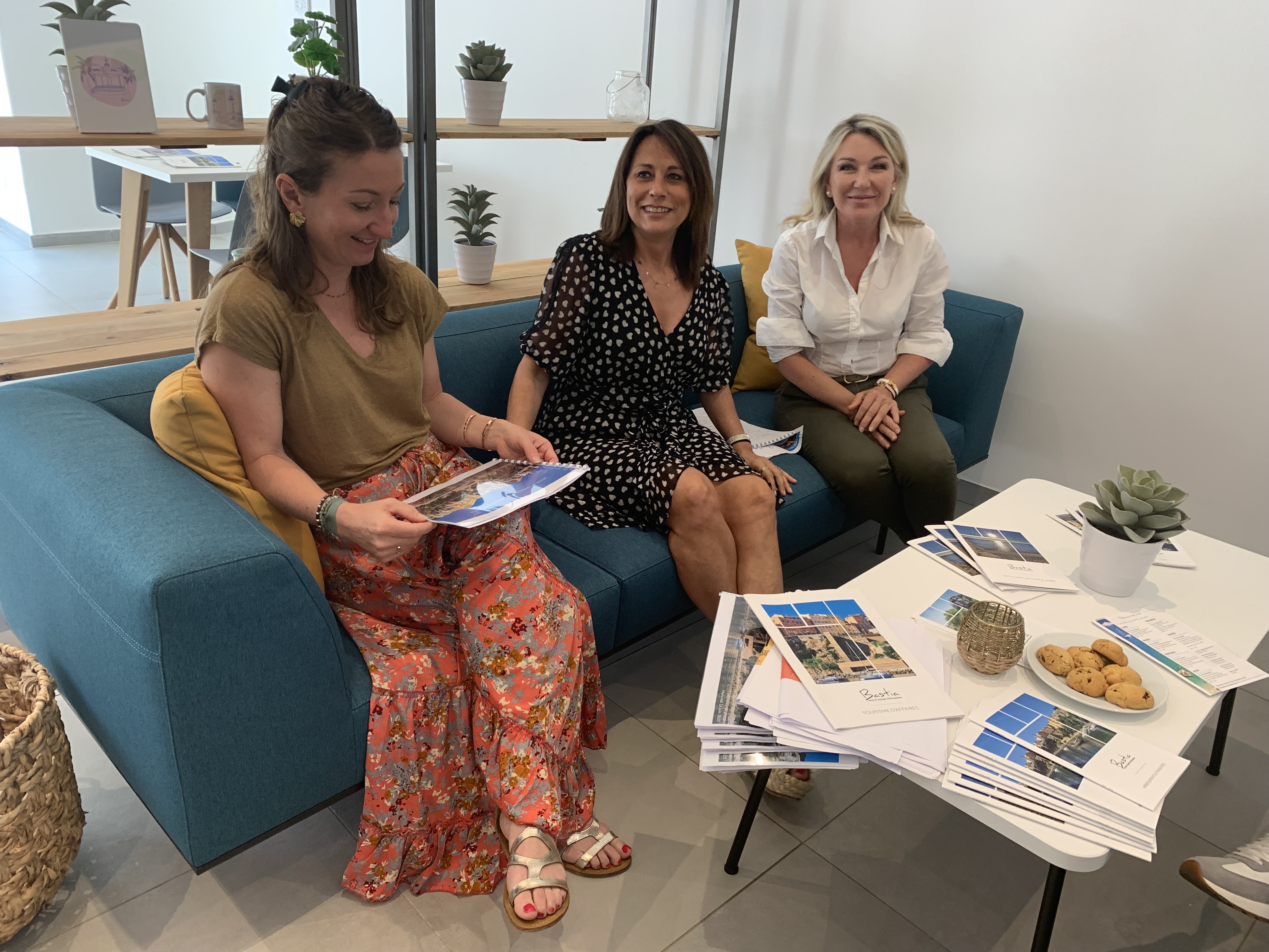 Florence Guidini, Véronique Valentini-Calendini et Linda Piperi ont présenté le très riche programme estival 2021