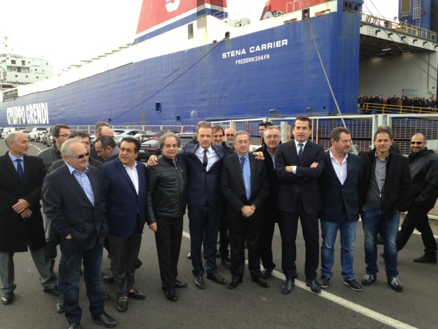 4 janvier 2016 sur le port de Bastia : la Corsica Linea prend la mer (Archives CNI)