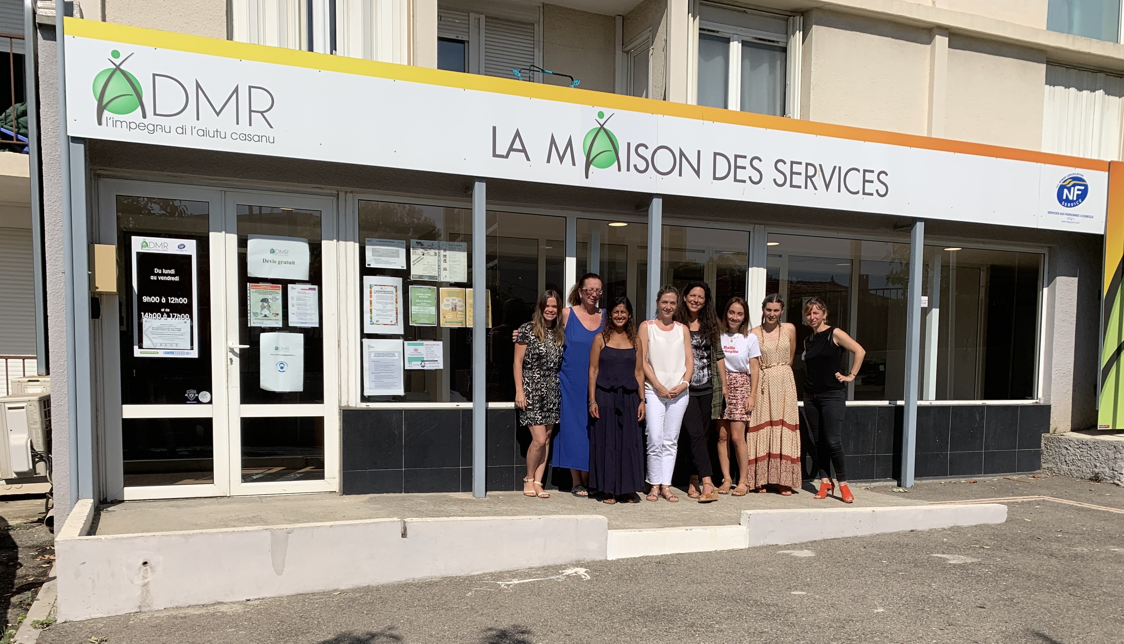 L'ADMR Haute-Corse dispose de 27 bureaux d'accueil dont celui de Lupino à Bastia