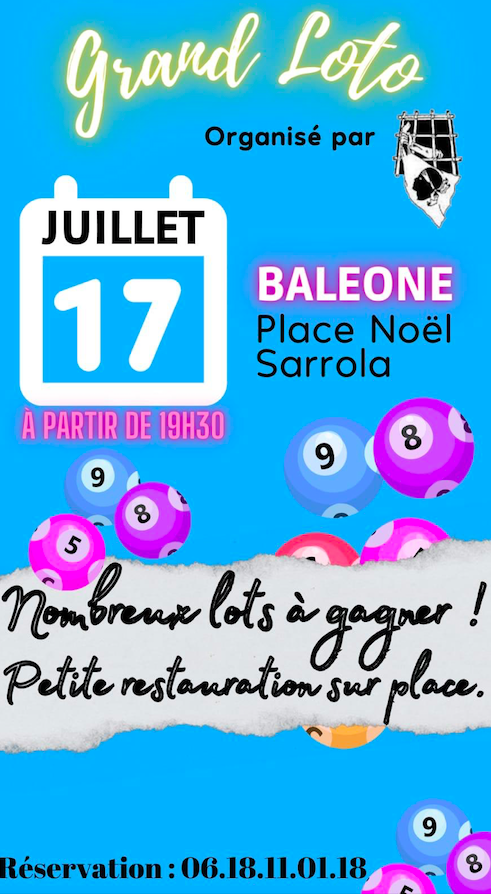 Baleone : L’Associu Sulidarità organise un grand loto pour les prisonniers politiques